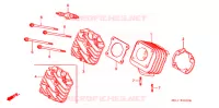 CYLINDRE   CULASSE pour Honda 50 LIVE DIO ZX, front brake disk 1994