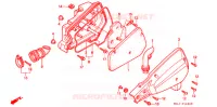 FILTRE A AIR (1) pour Honda 50 LIVE DIO ZX, front brake disk 1994