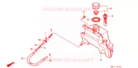 RESERVOIR D'HUILE pour Honda 50 LIVE DIO ZX, front brake disk 1994
