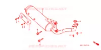 SILENCIEUX D'ECHAPPEMENT (2) pour Honda 50 LIVE DIO ZX, front brake disk 1994