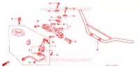 GUIDON   TE DE FOURCHE pour Honda XL 250 DEGREE 1995