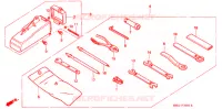 OUTILS   BOITE A OUTILS pour Honda XL 250 DEGREE 1995