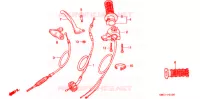LEVIER DE GUIDON   CABLE   COMMODO pour Honda Z 50 R 1997