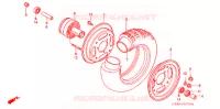 ROUE AVANT pour Honda Z 50 R 1997