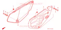 COUVERCLES LATERAUX pour Honda AFRICA TWIN 750 1993
