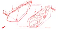 COUVERCLES LATERAUX pour Honda AFRICA TWIN 750 1994