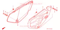 COUVERCLES LATERAUX pour Honda AFRICA TWIN 750 1995