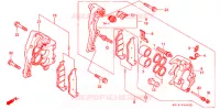 ETRIER DE FREIN AVANT pour Honda AFRICA TWIN 750 1995