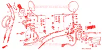 LEVIER DE GUIDON   CABLE   COMMODO pour Honda AFRICA TWIN 750 1995