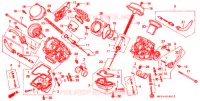CARBURATEUR (PIECES CONSTITUTIVES) pour Honda AFRICA TWIN 750 1996