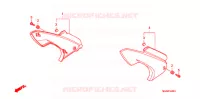 COUVERCLES LATERAUX pour Honda CBF 600 FAIRING 34HP 2010