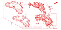 COMPTEUR (CBF600S/SA) pour Honda CBF 600 CARENEE ABS 2010