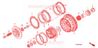 EMBRAYAGE pour Honda CBF 600 CARENEE ABS 2010