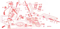 GUIDON   TE DE FOURCHE pour Honda CBF 600 CARENEE ABS 2010