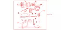 SUPPORT GPS pour Honda CBF 600 CARENEE ABS 2010