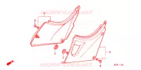 COUVERCLES LATERAUX pour Honda CB 500 1998
