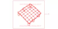 FILET BAGAGES NOIR pour Honda CB 500 1998