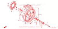 ROUE AVANT pour Honda CB 500 1998