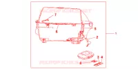 TOP CASE 45L pour Honda CB 500 1998