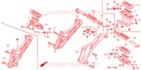REPOSE PIED pour Honda CB 500 50HP 1999