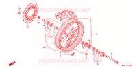 ROUE AVANT pour Honda CB 500 50HP 1999
