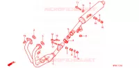 SILENCIEUX D'ECHAPPEMENT pour Honda CB 500 50HP 1999