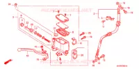 MAITRE CYLINDRE DE FREIN AVANT (2) pour Honda CB 500 2000
