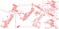 REPOSE PIED pour Honda CB 500 2000