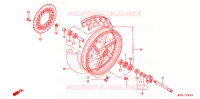 ROUE AVANT pour Honda CB 500 2000