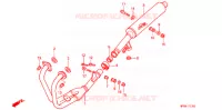 SILENCIEUX D'ECHAPPEMENT pour Honda CB 500 2000
