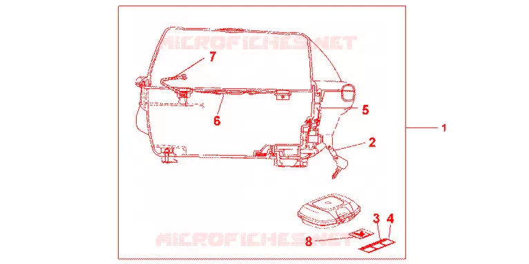 TOP CASE 45L Honda MOTO 500 CB 2000  CB500SY