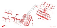 COUVRE CULASSE (VTR250Y,3,5,7) pour Honda VTR 250 2001