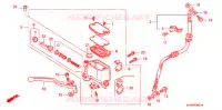 MAITRE CYLINDRE DE FREIN AVANT (2) pour Honda CB 500 1999