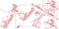 REPOSE PIED pour Honda CB 500 1999