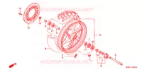 ROUE AVANT pour Honda CB 500 1999