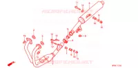 SILENCIEUX D'ECHAPPEMENT pour Honda CB 500 1999