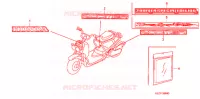 AUTOCOLLANTS pour Honda ZOOMER 50 2001