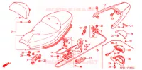 SELLE   POIGNEE ARRIERE pour Honda JAZZ 250 2001
