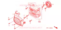 VENTILATEUR ET COUVERCLE DE RADIATEUR pour Honda 50 SMART DIO 2002