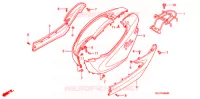 CARENAGE ARRIERE pour Honda 50 SMART DIO 2002