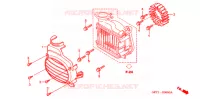 VENTILATEUR ET COUVERCLE DE RADIATEUR pour Honda 50 SMART DIO 2002
