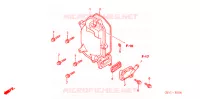 COUVRE CULASSE pour Honda 50 SMART DIO CLEAN 4 YOU 2002