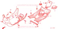 MARCHE PIEDS pour Honda 50 SMART DIO CLEAN 4 YOU 2002