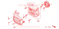 VENTILATEUR ET COUVERCLE DE RADIATEUR pour Honda 50 SMART DIO CLEAN 4 YOU 2002