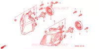 PHARE pour Honda FORZA 250 S ABS 2003