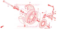 ROUE AVANT pour Honda FORZA 250 S ABS 2003