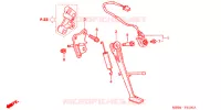 BEQUILLE pour Honda SUPER HAWK 996 2005