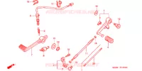 PEDALE pour Honda SUPER HAWK 996 2005