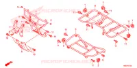 SUPPORT pour Honda TRX 250 FOURTRAX RECON Electric Shift 2016