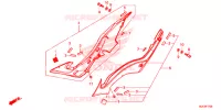 COUVERCLES LATERAUX pour Honda CBR 650 F 2016
